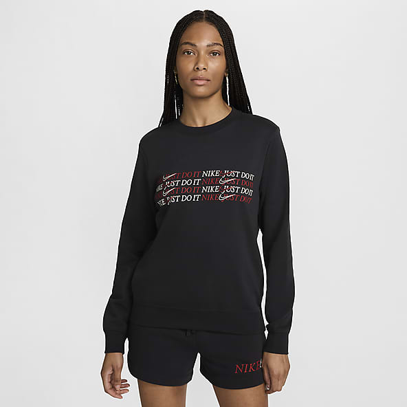 Nike women's just do it sweatshirt best sale